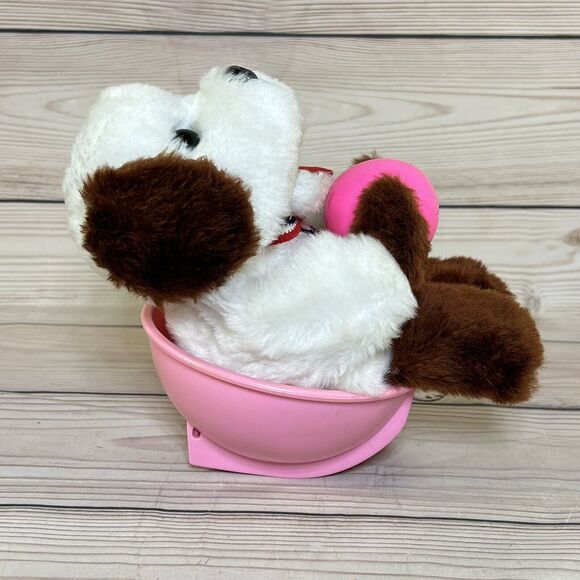 VTG Battery Operated Rocking Dog Toy Squeaker Plush Stuffed Animal Taiwan 70s? - Picture 2 of 10